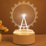 3D Lamp Acrylic USB LED Night Lights Neon Sign Lamp Xmas Home Decorations For Room Decor Valentines Day Gifts - Image 3