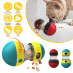 Food Dispensing Dog Toy Tumbler Leaky Food Ball Puzzle Toys Interactive Slowly Feeding Protect Stomach Increase Intelligence Pets Toy Pet Products - Image 3