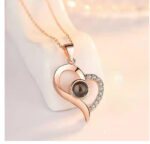 Valentines Day Gift Soap Rose Gift Box Crystal Pendant Necklace Eternal Flower Jewelry Box Set Wedding Birthday Gift For Girlfriend - Image 6