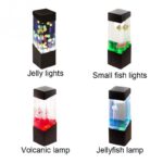 Colorful LED jellyfish night light - Image 2
