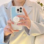 Advanced Gradient Blue Colorful Shell Bracket For Mobile Phone Cases - Image 2