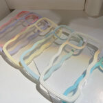 Wave Border Mobile Phone Case Solid Color Simple Candy Color | iphone cove - Image 7