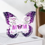 Mother's Day Gifts For Mom Grandma Nana DIY Unique Mom Birthday Gift Ideas Butterfly-Shaped Acrylic Keepsake Gifts For Mothers Day - Image 6
