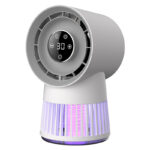 Creative 2-in-1 Mosquito Killing Mini Desk Fan Electric Mosquito Killer USB Rechargeable Fan Night Lamp Home And Outdoor Supplies - Image 7