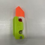 Orange white green