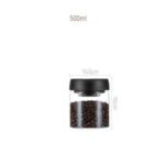 Vacuum Sealed Jug Set Black Coffee Beans Glass Airtight Canister Kitchen Food Grains Candy Keep Good Storage Jar Set Kitchen Gadgets - Image 9