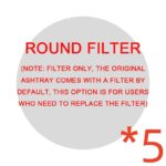 Round filter 5pcs