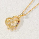 Mother's Day Gift Hollow Heart English Letter Love Mom Rhinestone Butterfly Finger Ring Jewelry Gift - Image 10