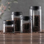 Vacuum Sealed Jug Set Black Coffee Beans Glass Airtight Canister Kitchen Food Grains Candy Keep Good Storage Jar Set Kitchen Gadgets - Image 8