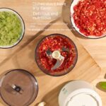 Mini Meat Grinder Household Electric Small Mixer Mincing Machine Automatic Multi-function Filling Intelligent Cooking Machine - Image 3