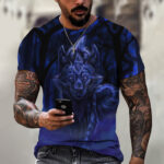 Men's T-shirt | 3D Printed Animal Beast Lion T-shirt | Summer T-shirt | ATOZBY - Image 9