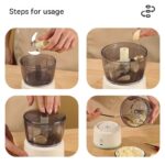 Mini Meat Grinder Household Electric Small Mixer Mincing Machine Automatic Multi-function Filling Intelligent Cooking Machine - Image 4