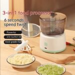 Mini Meat Grinder Household Electric Small Mixer Mincing Machine Automatic Multi-function Filling Intelligent Cooking Machine