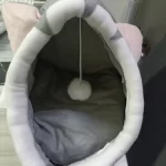 Pet Tent Cave Bed for Cats Small Dogs Self-Warming Cat Tent Bed Cat Hut Comfortable Pet Sleeping Bed Foldable Removable Washable photo review