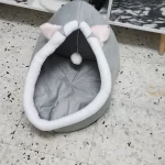 Pet Tent Cave Bed for Cats Small Dogs Self-Warming Cat Tent Bed Cat Hut Comfortable Pet Sleeping Bed Foldable Removable Washable photo review