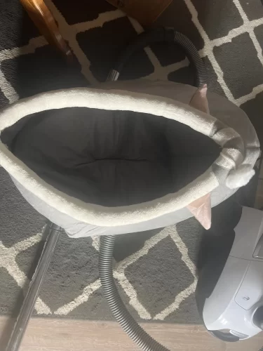 Pet Tent Cave Bed for Cats Small Dogs Self-Warming Cat Tent Bed Cat Hut Comfortable Pet Sleeping Bed Foldable Removable Washable photo review