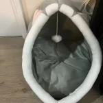 Pet Tent Cave Bed for Cats Small Dogs Self-Warming Cat Tent Bed Cat Hut Comfortable Pet Sleeping Bed Foldable Removable Washable photo review