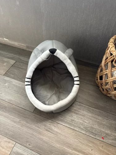 Pet Tent Cave Bed for Cats Small Dogs Self-Warming Cat Tent Bed Cat Hut Comfortable Pet Sleeping Bed Foldable Removable Washable photo review