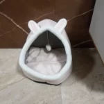 Pet Tent Cave Bed for Cats Small Dogs Self-Warming Cat Tent Bed Cat Hut Comfortable Pet Sleeping Bed Foldable Removable Washable photo review