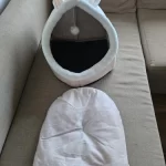 Pet Tent Cave Bed for Cats Small Dogs Self-Warming Cat Tent Bed Cat Hut Comfortable Pet Sleeping Bed Foldable Removable Washable photo review