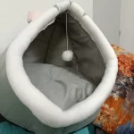 Pet Tent Cave Bed for Cats Small Dogs Self-Warming Cat Tent Bed Cat Hut Comfortable Pet Sleeping Bed Foldable Removable Washable photo review