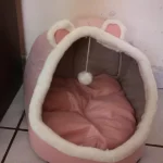Pet Tent Cave Bed for Cats Small Dogs Self-Warming Cat Tent Bed Cat Hut Comfortable Pet Sleeping Bed Foldable Removable Washable photo review