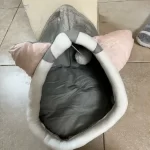 Pet Tent Cave Bed for Cats Small Dogs Self-Warming Cat Tent Bed Cat Hut Comfortable Pet Sleeping Bed Foldable Removable Washable photo review
