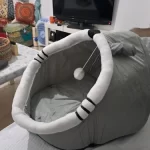 Pet Tent Cave Bed for Cats Small Dogs Self-Warming Cat Tent Bed Cat Hut Comfortable Pet Sleeping Bed Foldable Removable Washable photo review