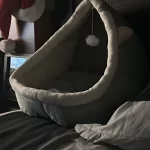 Pet Tent Cave Bed for Cats Small Dogs Self-Warming Cat Tent Bed Cat Hut Comfortable Pet Sleeping Bed Foldable Removable Washable photo review