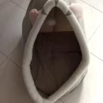 Pet Tent Cave Bed for Cats Small Dogs Self-Warming Cat Tent Bed Cat Hut Comfortable Pet Sleeping Bed Foldable Removable Washable photo review