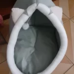 Pet Tent Cave Bed for Cats Small Dogs Self-Warming Cat Tent Bed Cat Hut Comfortable Pet Sleeping Bed Foldable Removable Washable photo review