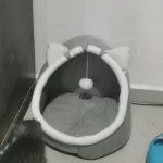 Pet Tent Cave Bed for Cats Small Dogs Self-Warming Cat Tent Bed Cat Hut Comfortable Pet Sleeping Bed Foldable Removable Washable photo review