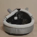 Pet Tent Cave Bed for Cats Small Dogs Self-Warming Cat Tent Bed Cat Hut Comfortable Pet Sleeping Bed Foldable Removable Washable photo review