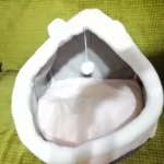Pet Tent Cave Bed for Cats Small Dogs Self-Warming Cat Tent Bed Cat Hut Comfortable Pet Sleeping Bed Foldable Removable Washable photo review