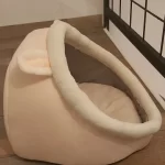 Pet Tent Cave Bed for Cats Small Dogs Self-Warming Cat Tent Bed Cat Hut Comfortable Pet Sleeping Bed Foldable Removable Washable photo review