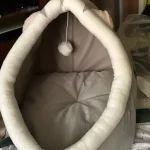 Pet Tent Cave Bed for Cats Small Dogs Self-Warming Cat Tent Bed Cat Hut Comfortable Pet Sleeping Bed Foldable Removable Washable photo review