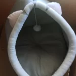 Pet Tent Cave Bed for Cats Small Dogs Self-Warming Cat Tent Bed Cat Hut Comfortable Pet Sleeping Bed Foldable Removable Washable photo review