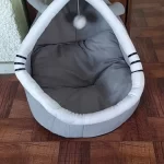 Pet Tent Cave Bed for Cats Small Dogs Self-Warming Cat Tent Bed Cat Hut Comfortable Pet Sleeping Bed Foldable Removable Washable photo review