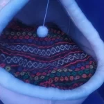 Pet Tent Cave Bed for Cats Small Dogs Self-Warming Cat Tent Bed Cat Hut Comfortable Pet Sleeping Bed Foldable Removable Washable photo review
