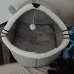 Pet Tent Cave Bed for Cats Small Dogs Self-Warming Cat Tent Bed Cat Hut Comfortable Pet Sleeping Bed Foldable Removable Washable photo review