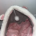 Pet Tent Cave Bed for Cats Small Dogs Self-Warming Cat Tent Bed Cat Hut Comfortable Pet Sleeping Bed Foldable Removable Washable photo review