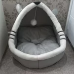 Pet Tent Cave Bed for Cats Small Dogs Self-Warming Cat Tent Bed Cat Hut Comfortable Pet Sleeping Bed Foldable Removable Washable photo review