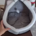 Pet Tent Cave Bed for Cats Small Dogs Self-Warming Cat Tent Bed Cat Hut Comfortable Pet Sleeping Bed Foldable Removable Washable photo review