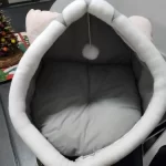 Pet Tent Cave Bed for Cats Small Dogs Self-Warming Cat Tent Bed Cat Hut Comfortable Pet Sleeping Bed Foldable Removable Washable photo review