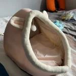Pet Tent Cave Bed for Cats Small Dogs Self-Warming Cat Tent Bed Cat Hut Comfortable Pet Sleeping Bed Foldable Removable Washable photo review