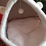 Pet Tent Cave Bed for Cats Small Dogs Self-Warming Cat Tent Bed Cat Hut Comfortable Pet Sleeping Bed Foldable Removable Washable photo review