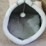 Pet Tent Cave Bed for Cats Small Dogs Self-Warming Cat Tent Bed Cat Hut Comfortable Pet Sleeping Bed Foldable Removable Washable photo review
