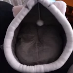 Pet Tent Cave Bed for Cats Small Dogs Self-Warming Cat Tent Bed Cat Hut Comfortable Pet Sleeping Bed Foldable Removable Washable photo review