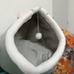Pet Tent Cave Bed for Cats Small Dogs Self-Warming Cat Tent Bed Cat Hut Comfortable Pet Sleeping Bed Foldable Removable Washable photo review