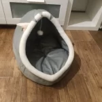 Pet Tent Cave Bed for Cats Small Dogs Self-Warming Cat Tent Bed Cat Hut Comfortable Pet Sleeping Bed Foldable Removable Washable photo review